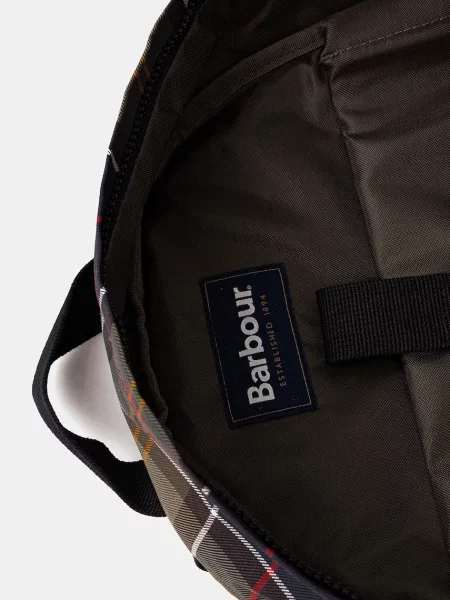 Рюкзак Barbour великий візерунок зелений