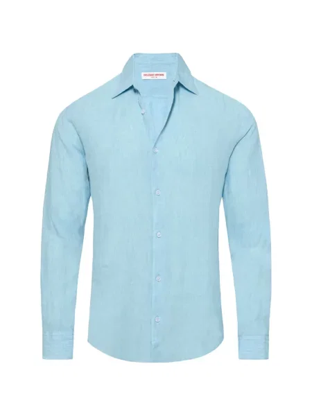 Риза Orlebar Brown синьо