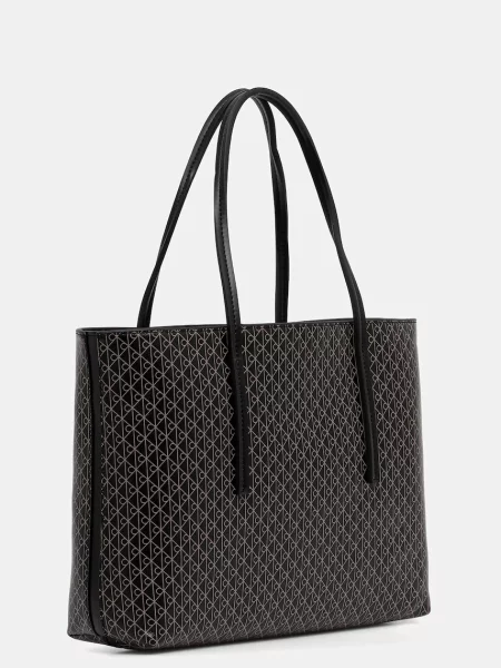 Calvin Klein Geantă shopper + borsetă maro