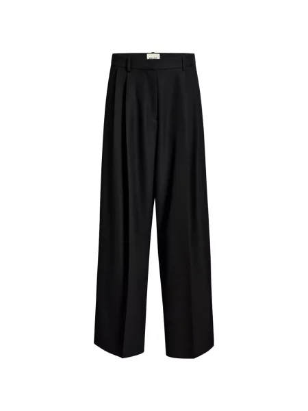 Pantaloni Khaite de lână negru