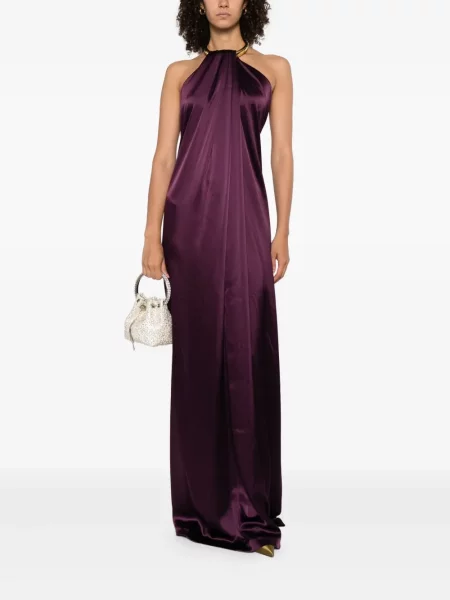 Rochie maxi Stephane Rolland de costum violet
