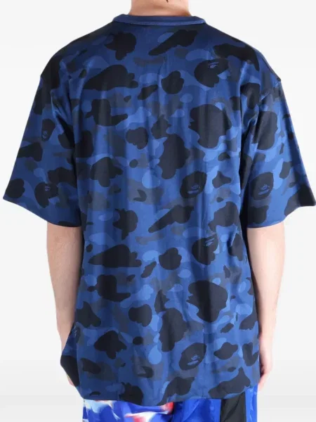 Μπλούζα A Bathing Ape® με σχέδιο παραλλαγής μπλε
