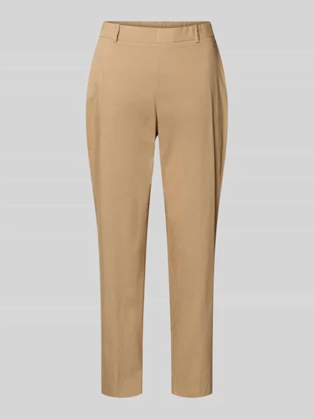 Spodnie o skróconym kroju model ‘Flour 2’ Stehmann beżowe