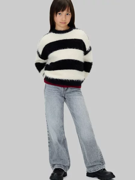 Calvin Klein Jeans Dječje traperice HR WIDE siva