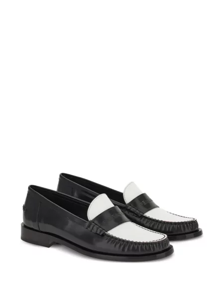 Iš natūralios odos loaferiai Ferragamo balta