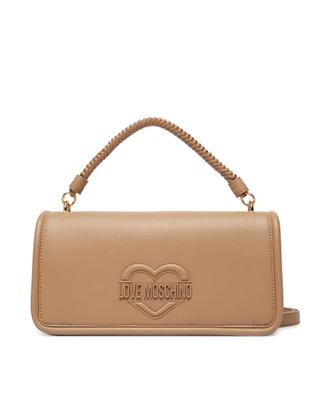 Geantă LOVE MOSCHINO bej