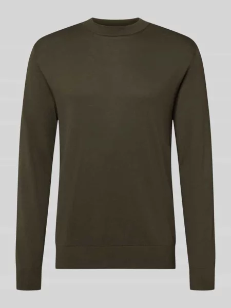 Sweter o kroju regular fit z czystej bawełny model TORINO' Selected