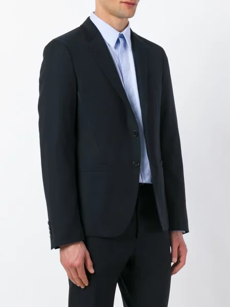 Sacou Wooyoungmi business albastru