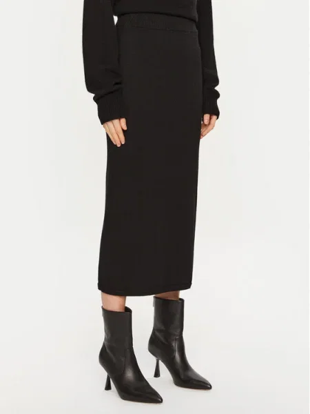 ViCOLO Fustă tip creion negru