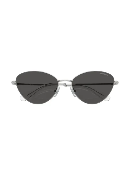Ochelari de soare Swarovski Eyewear de cristal argintiu