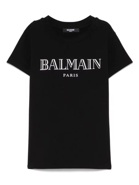 Koszulka dziecięca Balmain czarna