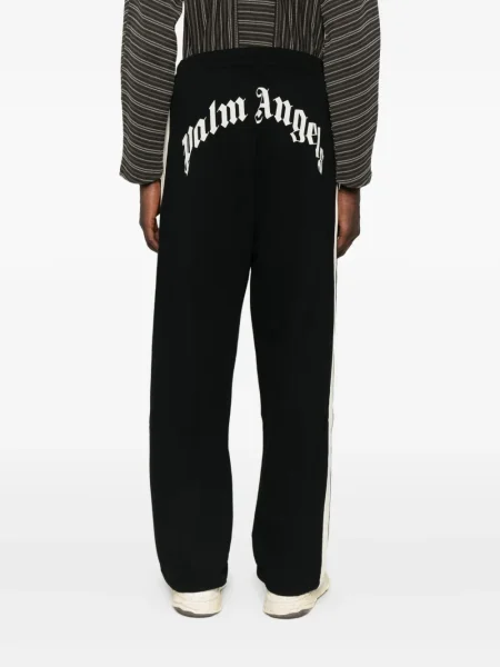 Pantaloni Palm Angels cu dungi negru