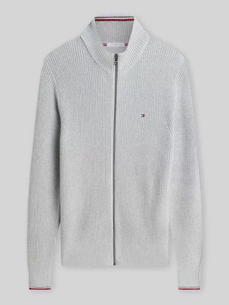 Kardigan rozpinany w kroju regular fit z czystej bawełny Tommy Hilfiger