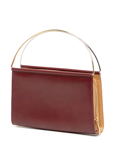 Кожена чанта Cartier червено
