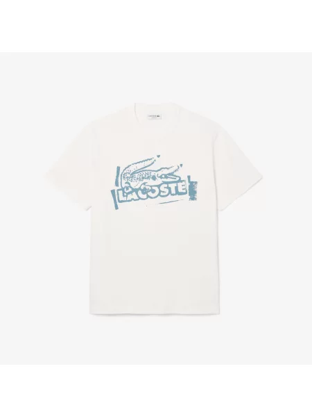 Lacoste футболка чоловіча Classic Fit біла