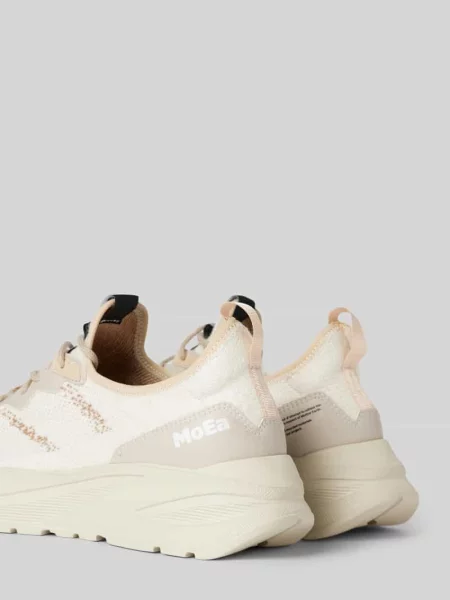 Sneakersy z fakturowanym wzorem Moea beżowe