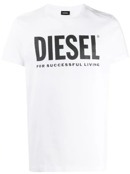 Majica Diesel s autogramom bijela