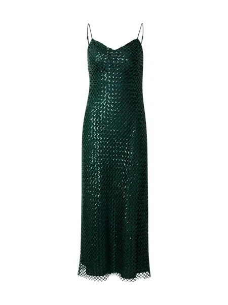 AllSaints Rochie CHANTELLE smarald verde