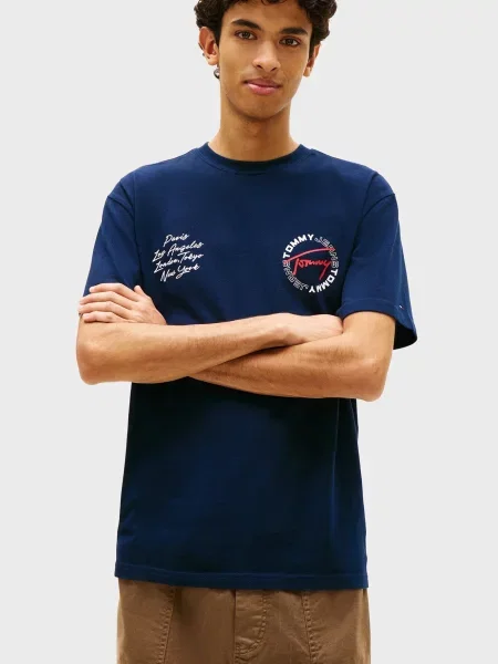 Футболка Tommy Jeans синя