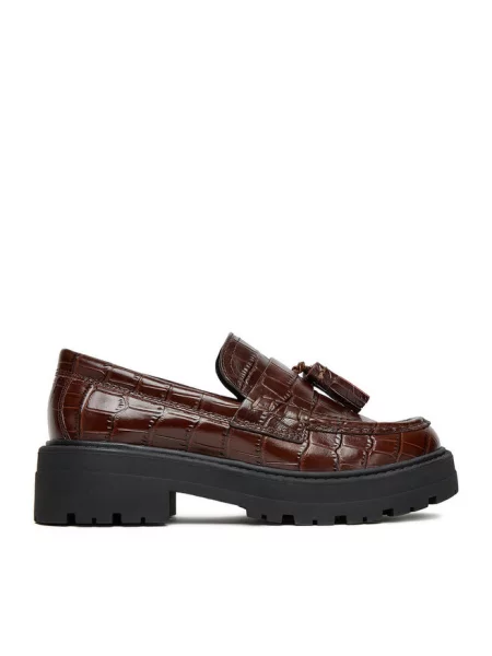 Loafersy GINO ROSSI brązowe