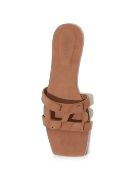 Sandale Simkhai din piele de căprioară maro
