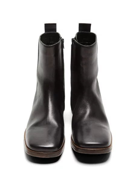 Botine Acne Studios din piele negru