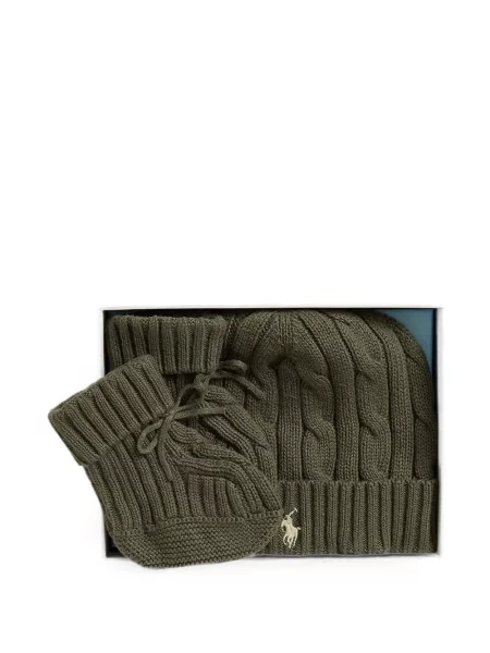 Czapka dziecięca Polo Ralph Lauren zielona