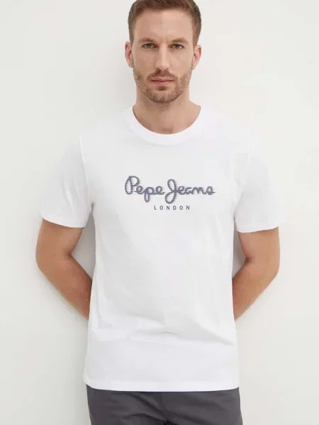 Pepe Jeans t-shirt ABEL biała