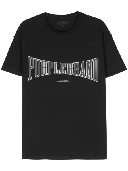 Tricou Purple Brand cu imagine negru