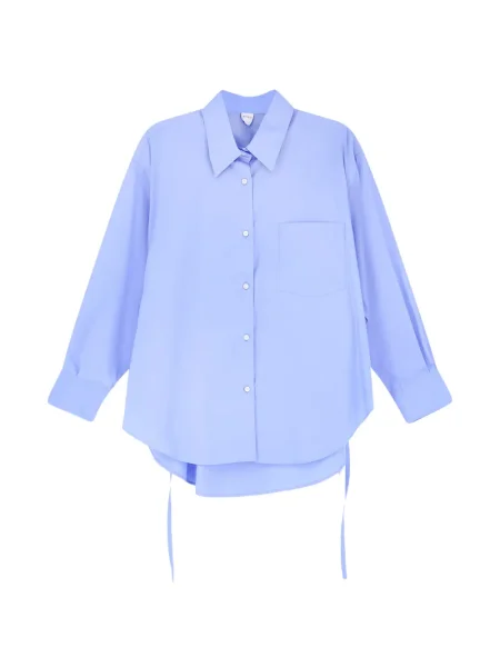 Cămașă Aspesi cu buzunare aplicate albastru