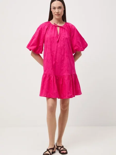 Medicine sukienka oversize różowa