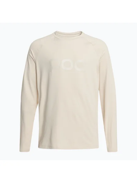 Мъжка колоездачна тениска с дълъг ръкав POC Reform Enduro Jersey okenite off-white бяло