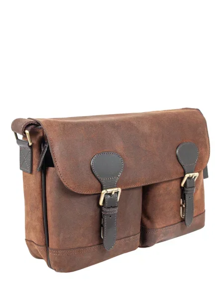 Кожаная сумка Ashwood Leather коричневая