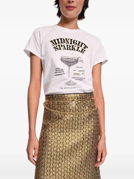 Tricou Dorothee Schumacher scurt alb