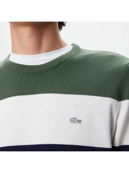 Lacoste Sweter Lacoste granatowy