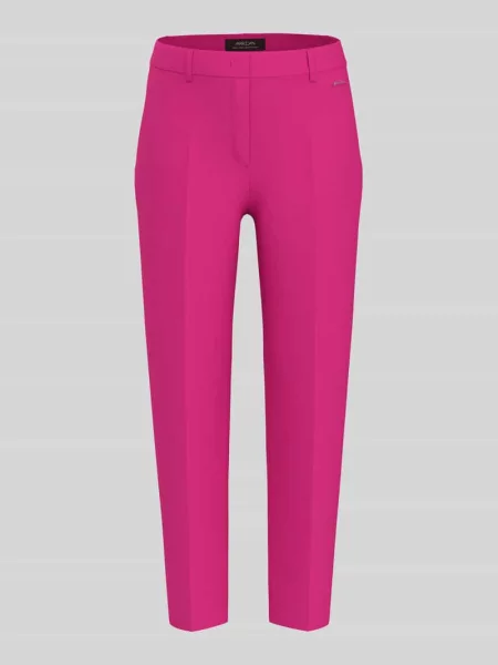 Spodnie biznes z napisem z logo o kroju slim fit Marc Cain