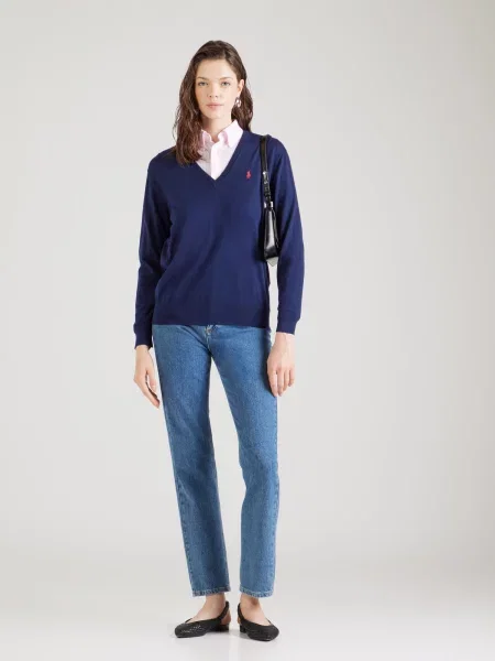 Polo Ralph Lauren Pulover bleumarin roșu
