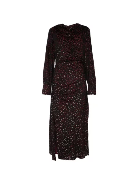 Sukienka midi Simkhai drapowana do kolan garniturowa czerwona