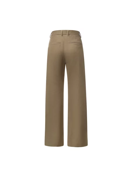 Spodnie Max Mara Studio beżowe