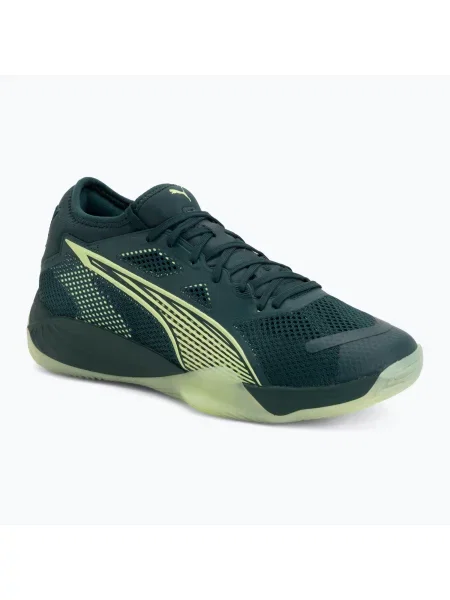 Кросівки гандбольні PUMA Eliminate NITRO SQD 4 green зелені