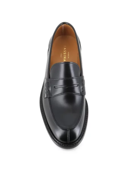 Pantofi loafer Tassinari din piele negru