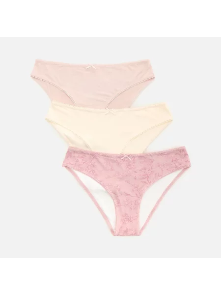 Reserved 3 darabos bugyicsomag pasztellpink