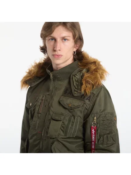 Geacă bomber Alpha Industries verde