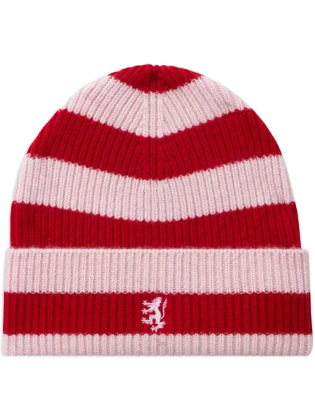 Czapka Pringle Of Scotland z kaszmiru różowa