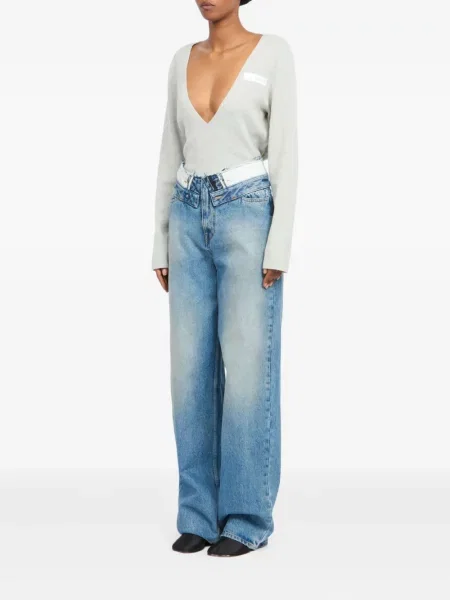 Kelnės Mm6 Maison Margiela mėlyna