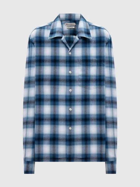 Сорочка в клітинку Jw Anderson синя