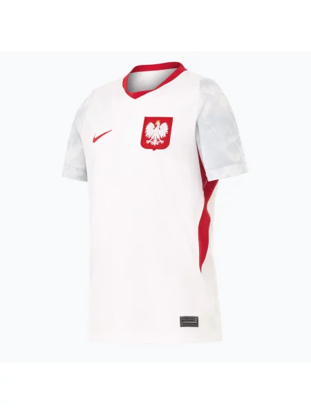 Футболка футбольна Nike Dri-Fit Poland Stadium Home white/field silver біла
