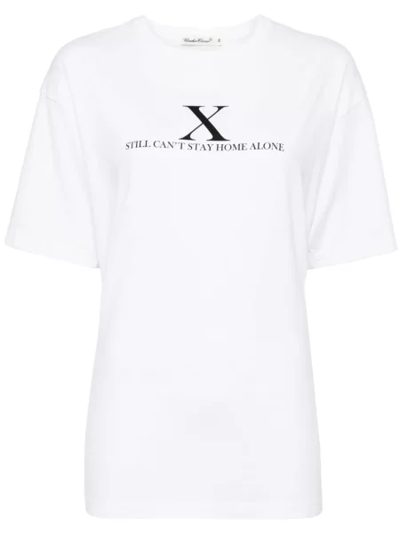 Tricou Undercover cu imagine alb