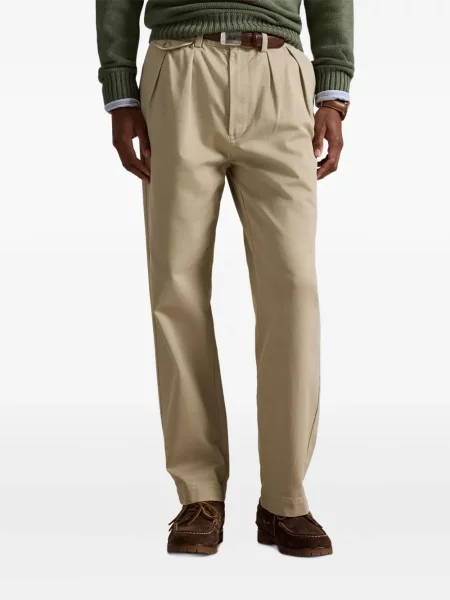 Dlouhá pruhovaná s límcem kšiltovka Polo Ralph Lauren modrá