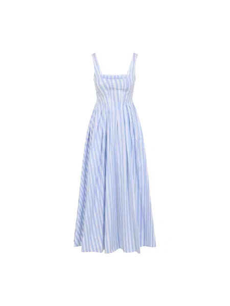 Sukienka midi Sportmax garniturowa niebieska